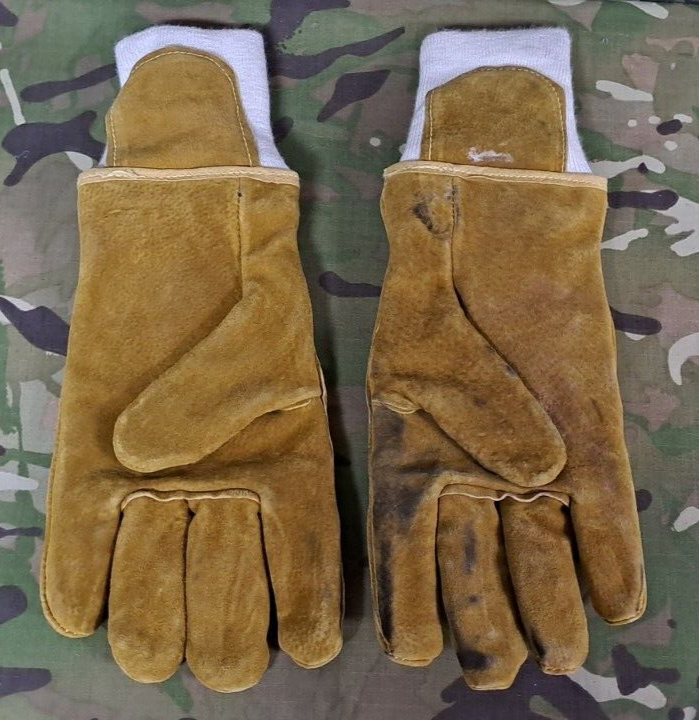 Shelby Firewall Firefighting Firefighter Gloves Gold Brown Size: Large L
