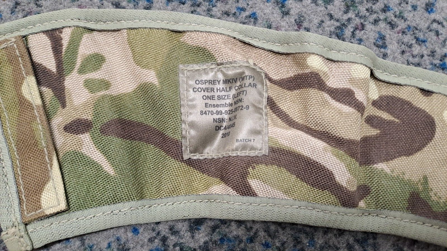 Genuine British Army Military SAS Half Collar MTP with Ballistic Filler Osprey