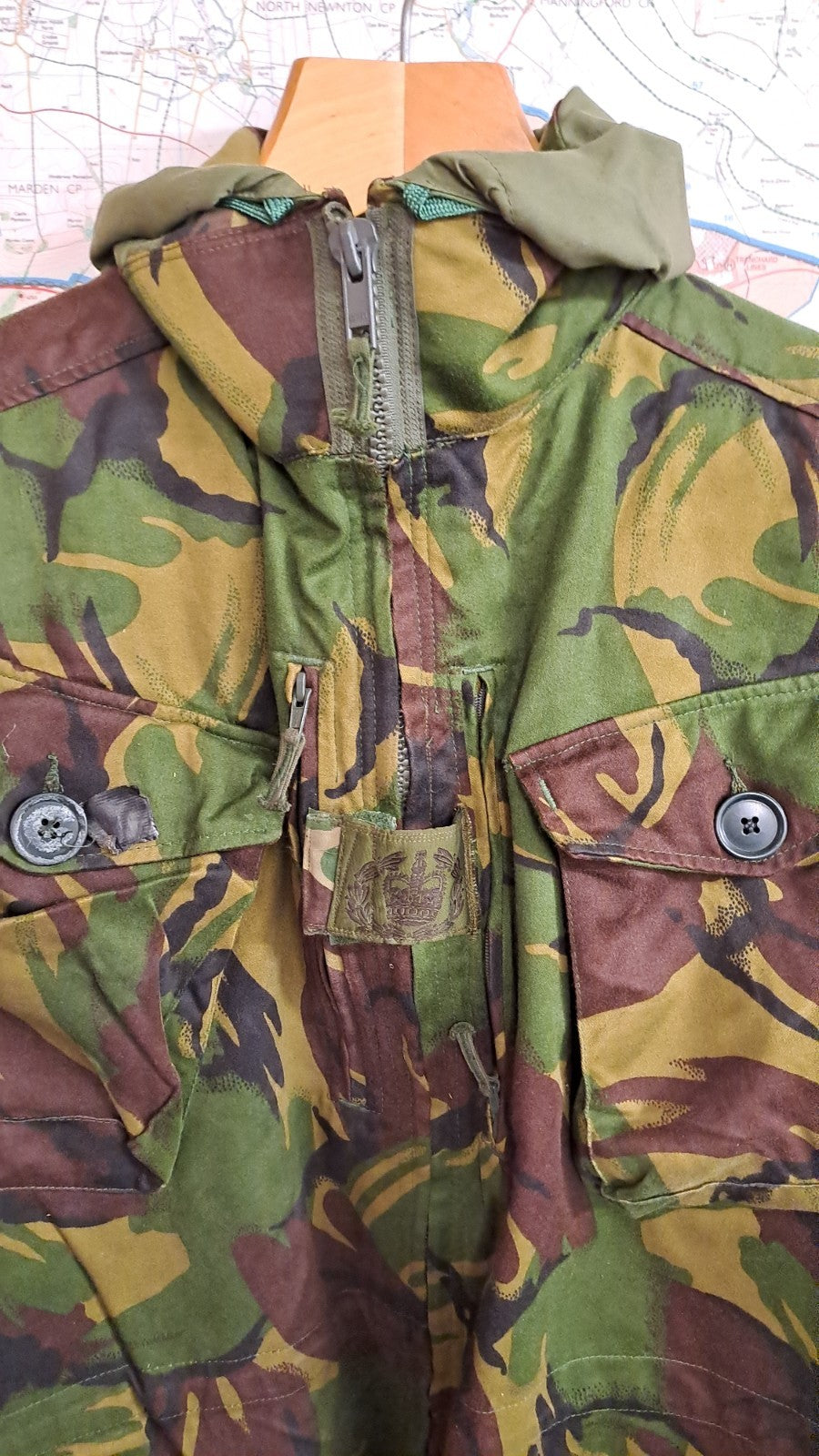 BESPOKE CUSTOM OFFICERS BRITISH ARMY MILITARY DPM CAMO COMBAT SMOCK JACKET