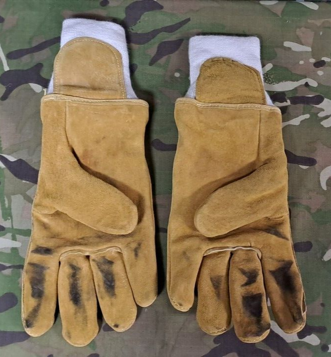Shelby Firewall Firefighting Firefighter Gloves Gold Brown Size: Large L