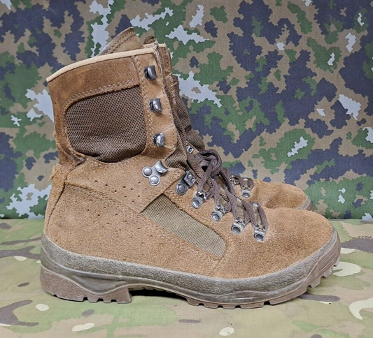 Genuine British Army SAS Military Issue Surplus Meindl Desert Fox Boots - 6 W