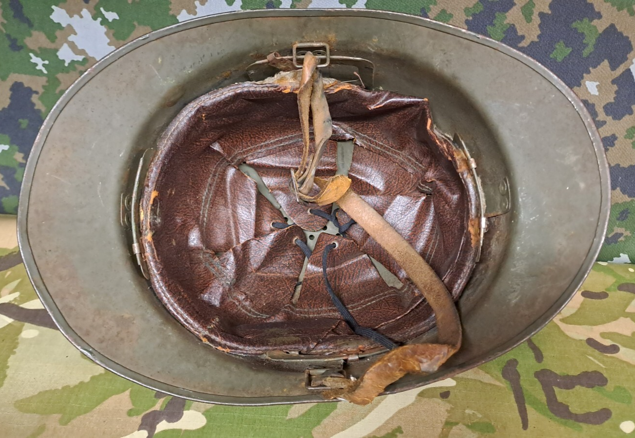 Original WW2 French Army M1926 Model Adrian Helmet - Complete with Liner & Strap