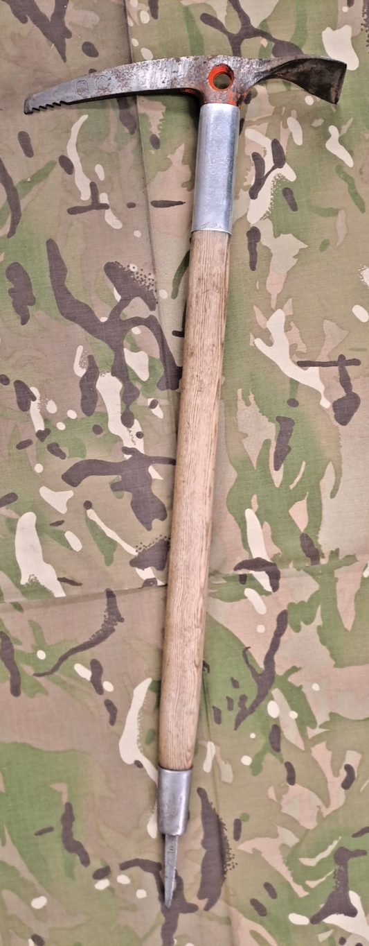 Vintage Mountaineering Climbing 80cm Ice Axe Camp Interalp Premana Italy