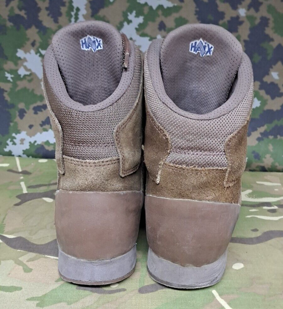 British Army Military Surplus HAIX High Liability Desert Combat Boots - 7