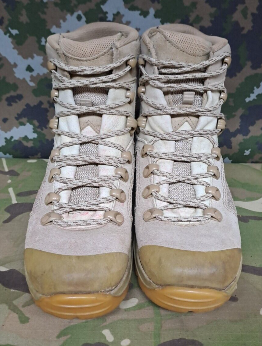 British Army Military SAS LOWA Elite MOD Desert Hiking Patrol Combat Boots - 5
