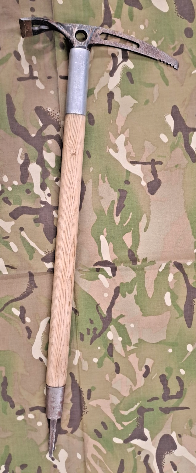 Vintage Mountaineering Climbing 80cm Ice Axe Camp Interalp Premana Italy