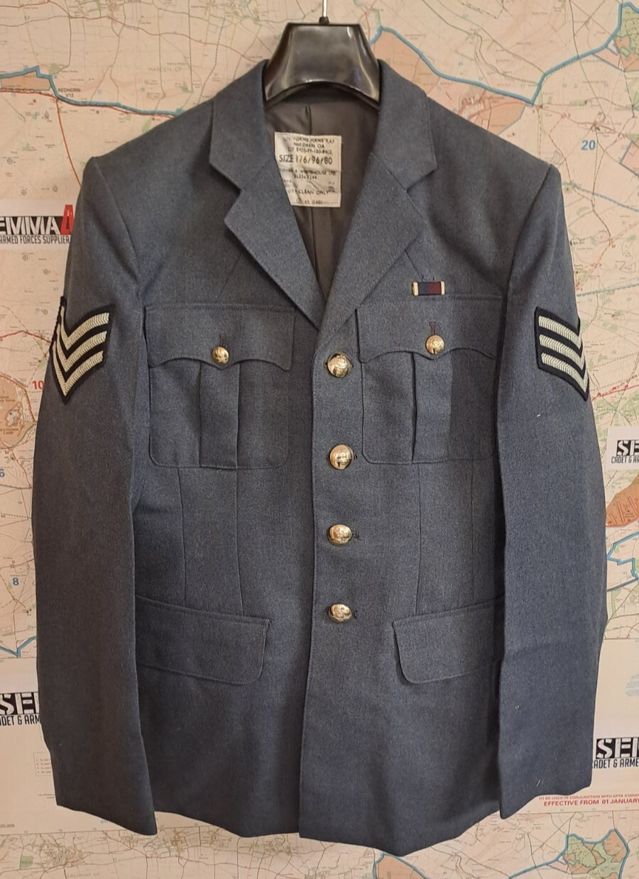 Genuine British RAF Military Surplus Dress Jacket Tunic Royal Air Force - 176/96