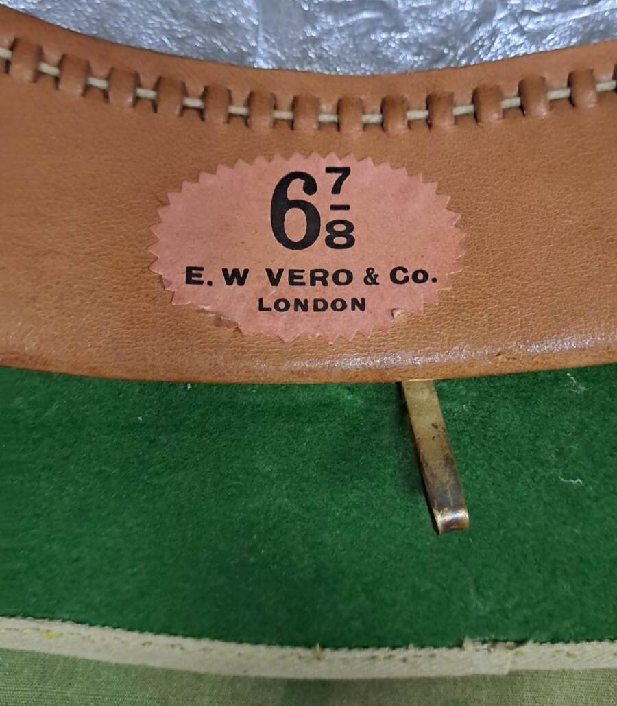 Genuine Vintage British Army Military Issue WW2 Pith Helmet Made By E.W.Vero