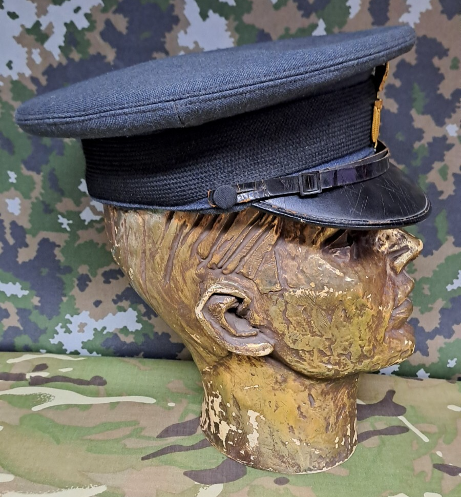 WW2 RAF OFFICERS SERVICE DRESS CAP BRITISH ARMY FIELD WWII MILITARY