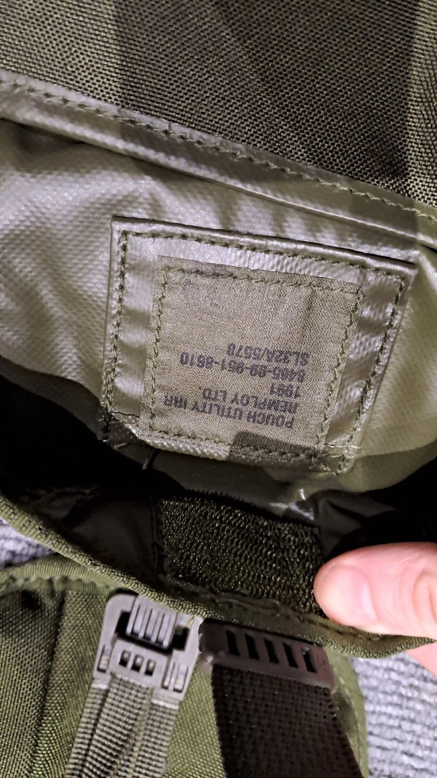 Genuine British Army Military Issue Surtplus Olive Green PLCE Webbing Set OG