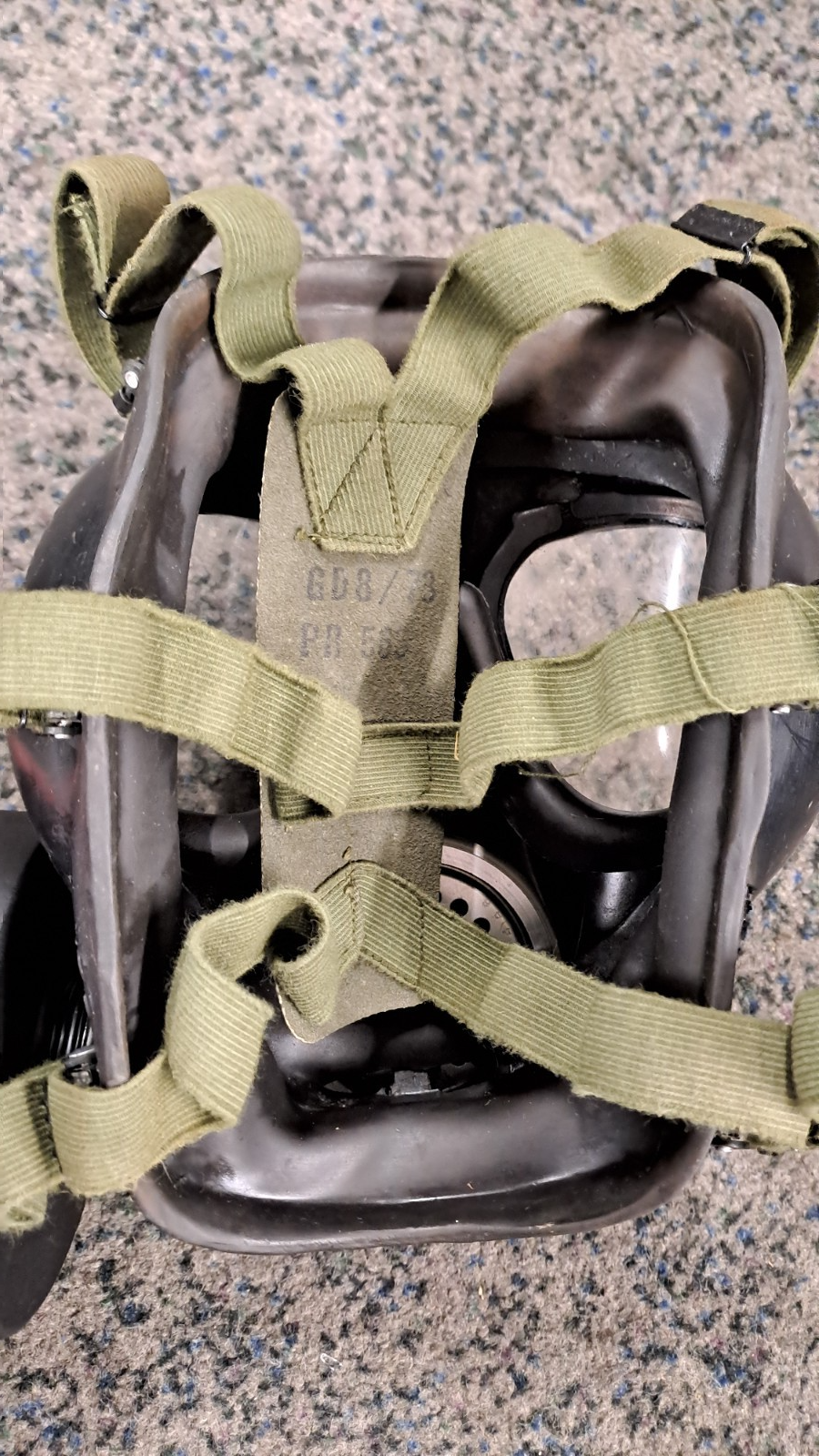 Rare Falkland's Era British Army SAS Military S6 G Mask Resp & Haversack