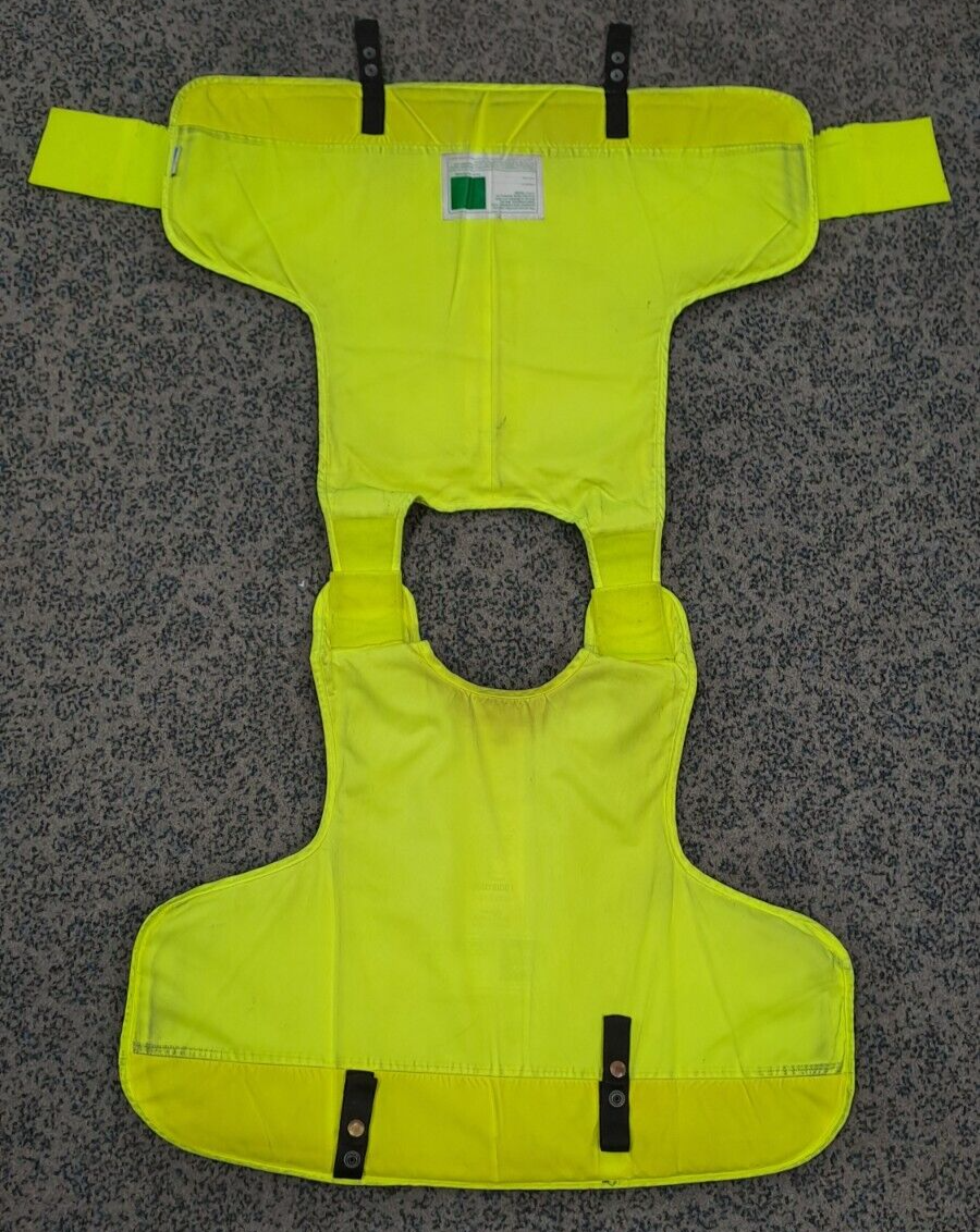 Genuine Ex Police Mehler Vario Body Armour Vest Ballistic Hi Viz - 3XL