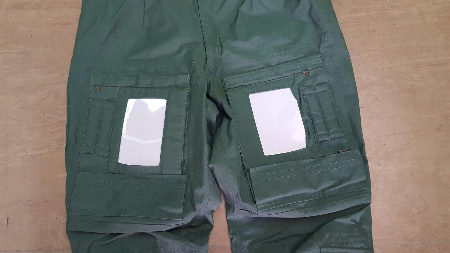 Original RAF Military Issue MK4A FR Goretex Olive Green Cold Weather Trousers