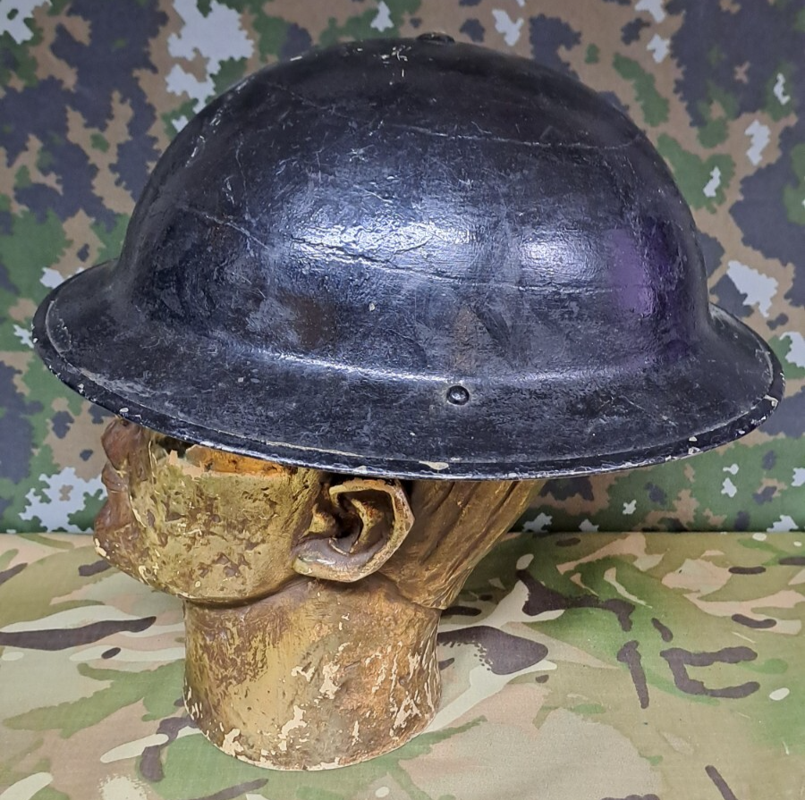 WW2 Original British Army Military Combat Steel Helmet Tommy Brodie & Liner