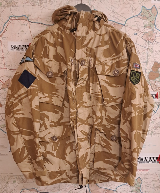 British Army Military Desert DPM Camo Combat Windproof Smock Jacket - 170/104