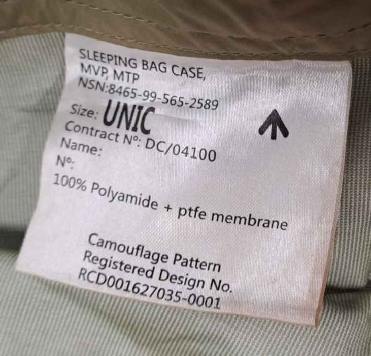 Genuine British Military MTP Bivy Bivvi Gore Tex Sleeping Bag Cover Waterproof