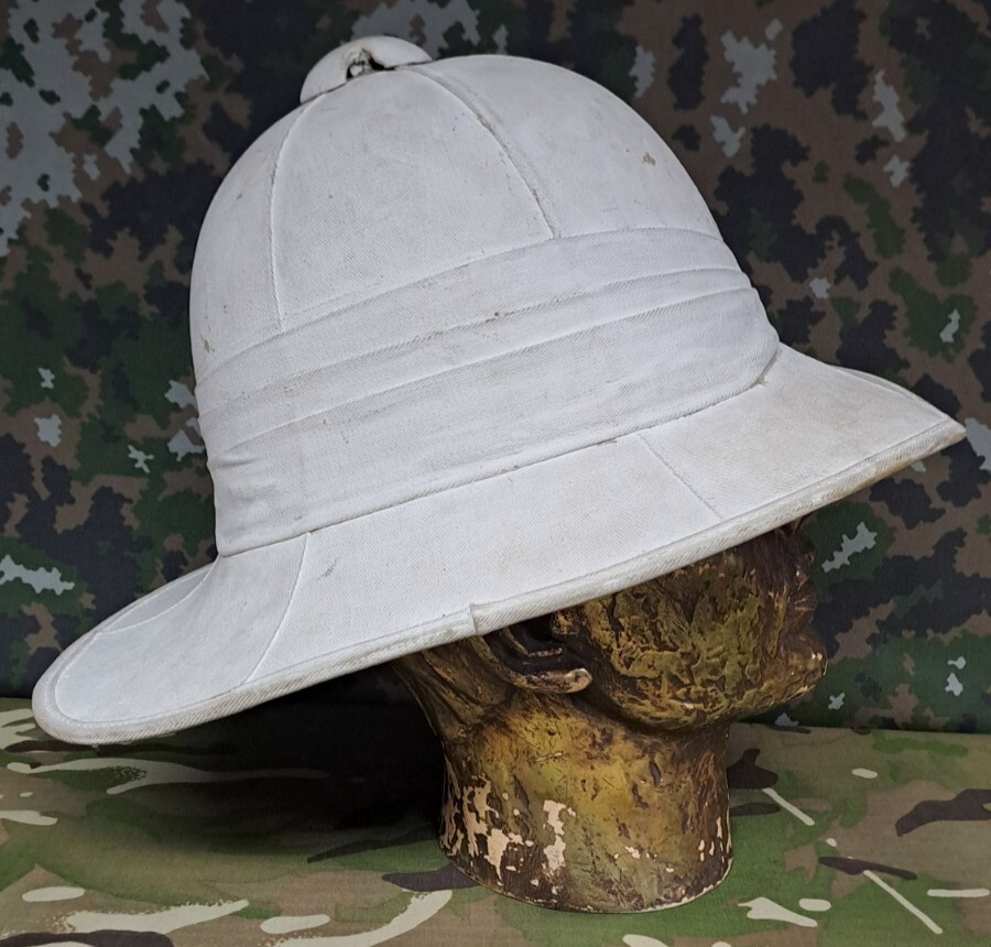 Genuine Vintage British Army Military Issue WW2 Pith Helmet Made By E.W.Vero
