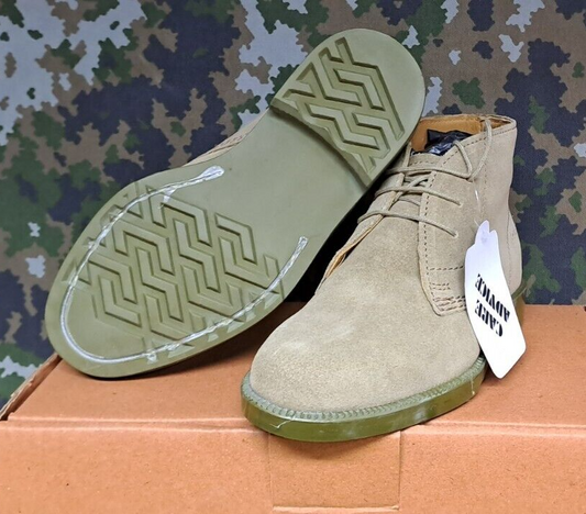 NEW British Army Military Surplus Desert Nubuck Suede DMS Sole Combat Boot - 2 M