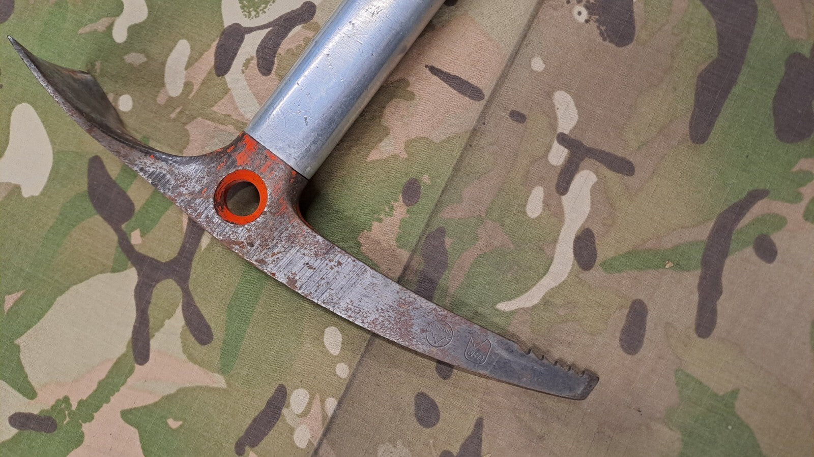 Vintage Mountaineering Climbing 80cm Ice Axe Camp Interalp Premana Italy