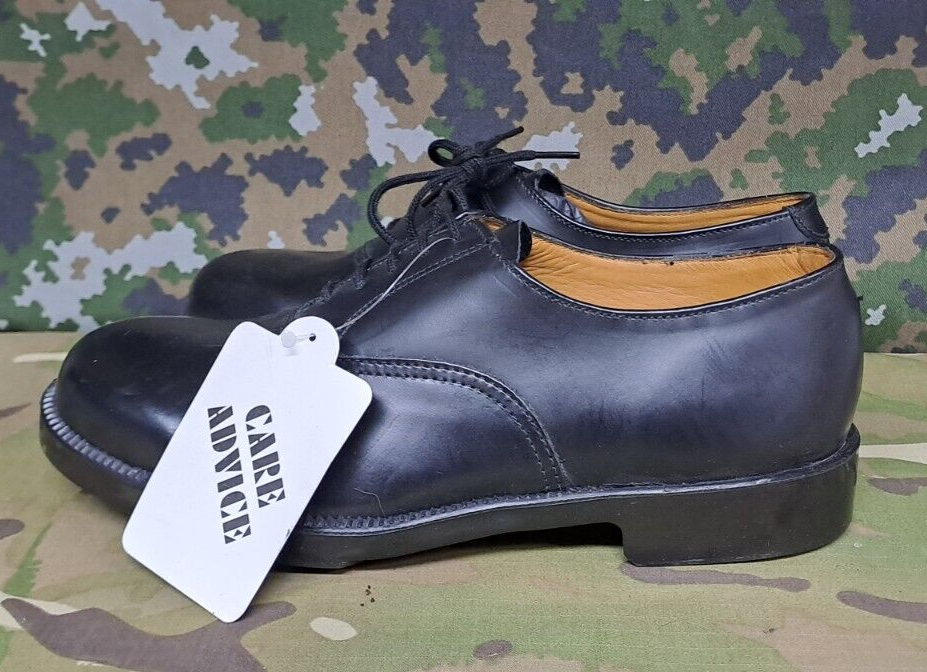 NEW British Army Shoes Leather Parade RAF Cadet Dress Uniform - 3 M
