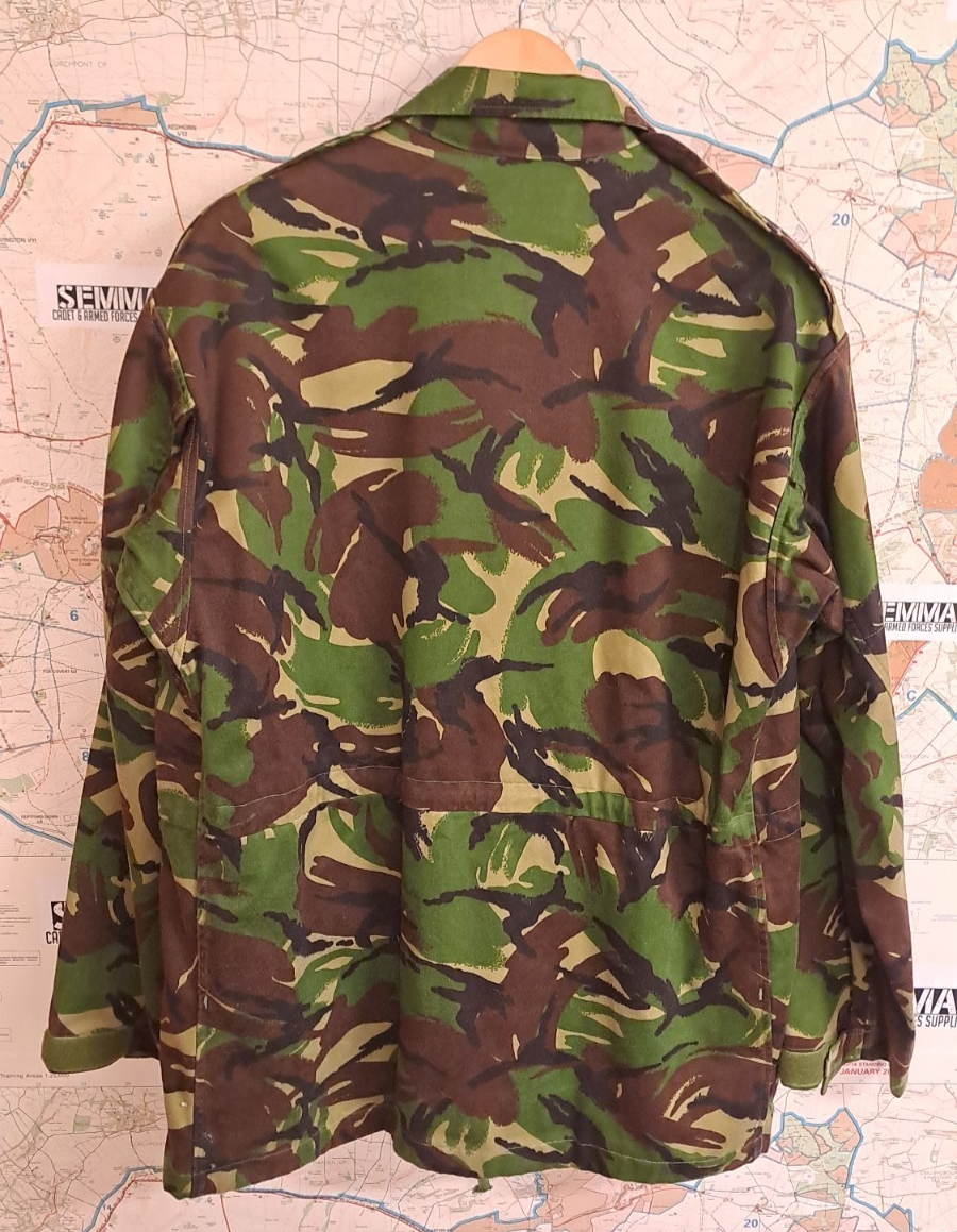 VINTAGE COLD WAR ERA BRITISH ARMY MILITARY DPM CAMO COMBAT SMOCK JACKET 180/112