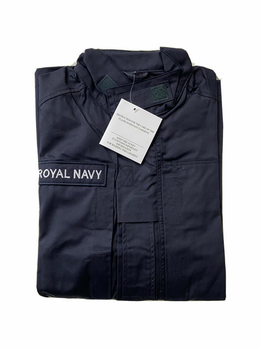 Royal Navy PCS Combat Shirt / Jacket Warm Weather FR RN Navy Blue ~ New 200/112