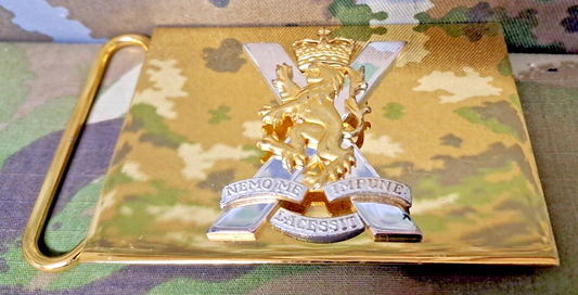 British Army Military Surplus Royal Regiment of Scotland Parade Belt Buckle