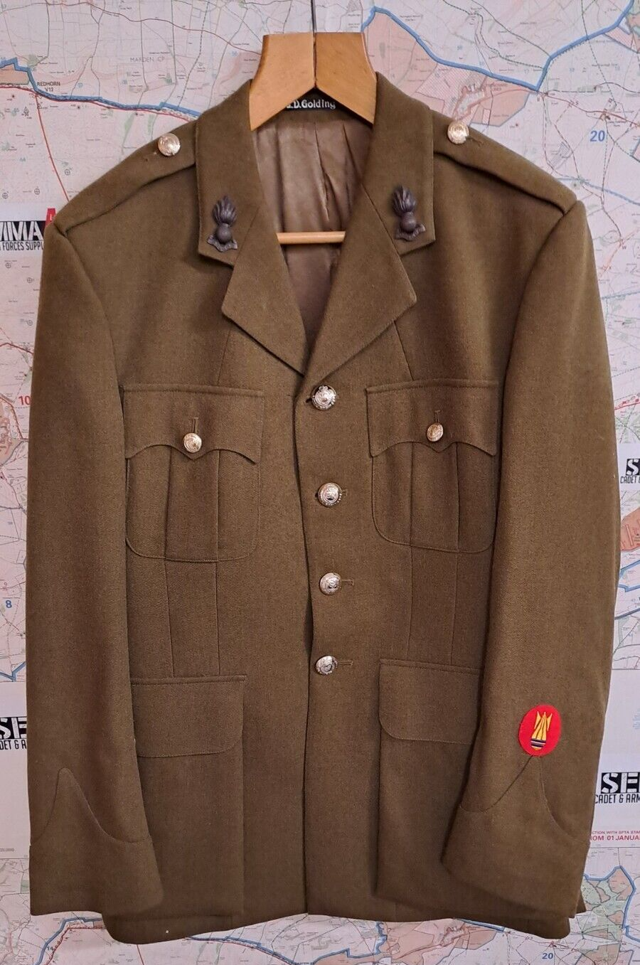 Genuine British Army Military Surplus No2 Dress Jacket Tunic Artillery Regiment