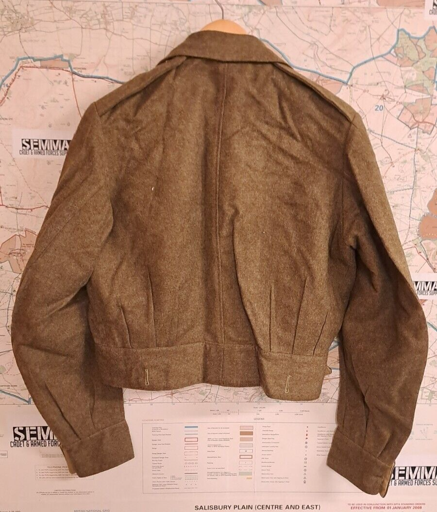 Rare Vintage Post War WW2 1949 Pattern British Army Military Battledress