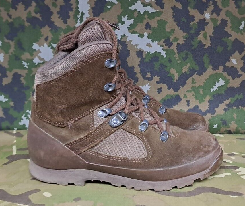 British Army Military Surplus HAIX High Liability Desert Combat Boots - 7