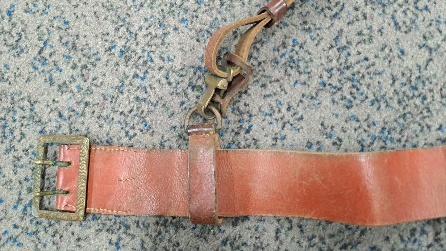 Rare Original Bulgarian Officers WW2 Walther P38 Luger Pistol Leather Holster