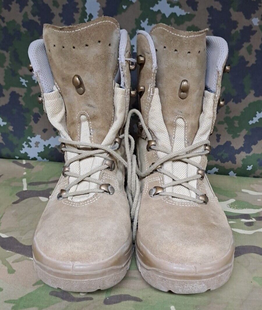 Haix Airpower Desert Boot Army Combat Patrol Boots Summer Beige - 5 UK
