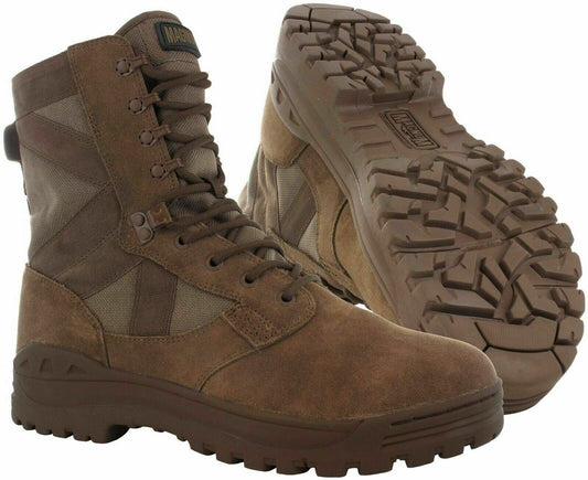 NEW Magnum Amazon 5 Desert Boot British Army Combat Patrol Boots Brown - 4 M