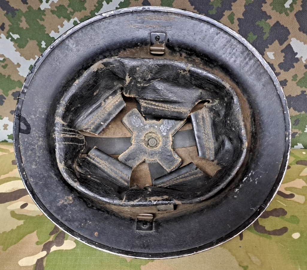 WW2 Original British Army Military Combat Steel Helmet Tommy Brodie & Liner