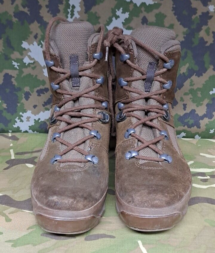 British Army Military Surplus HAIX High Liability Desert Combat Boots - 7