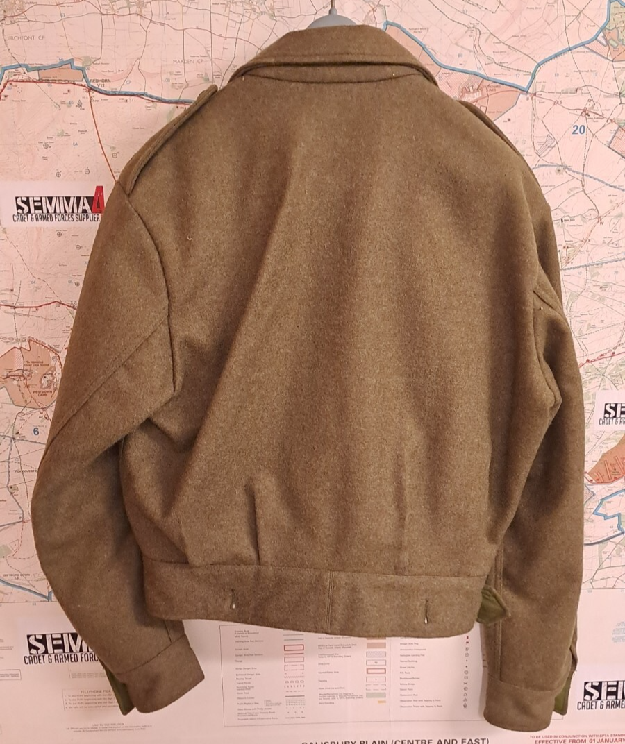 Rare WW2 Danish M/44 Pattern Battle Dress Uniform Wool Tunic Jacket -