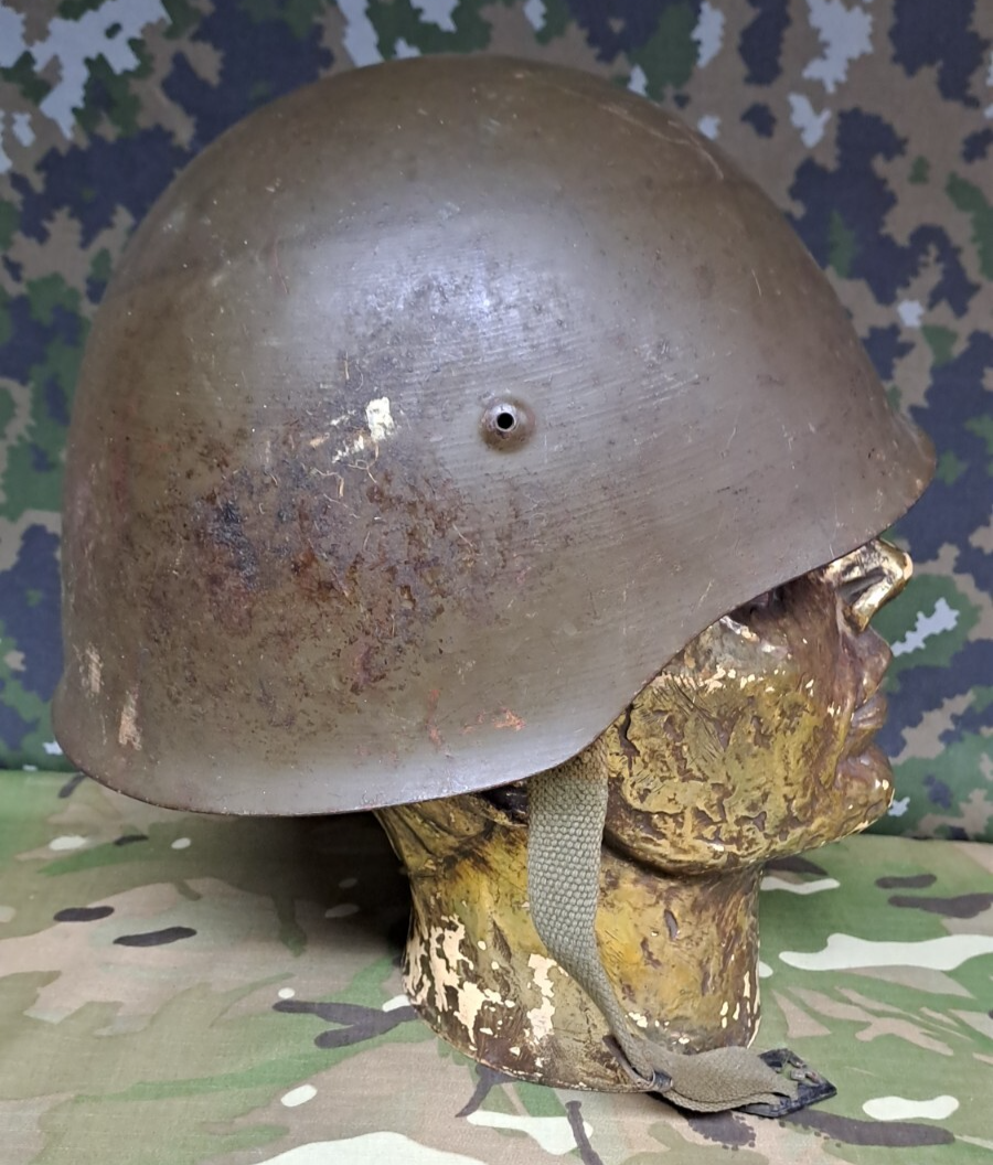 Genuine WWII WW2 Portuguese M940/63 Helmet Portugal Army Field Gear Militaria