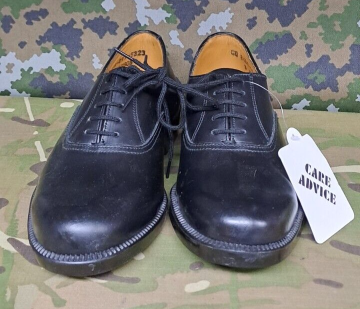 NEW British Army Shoes Leather Parade RAF Cadet Dress Uniform - 3 M