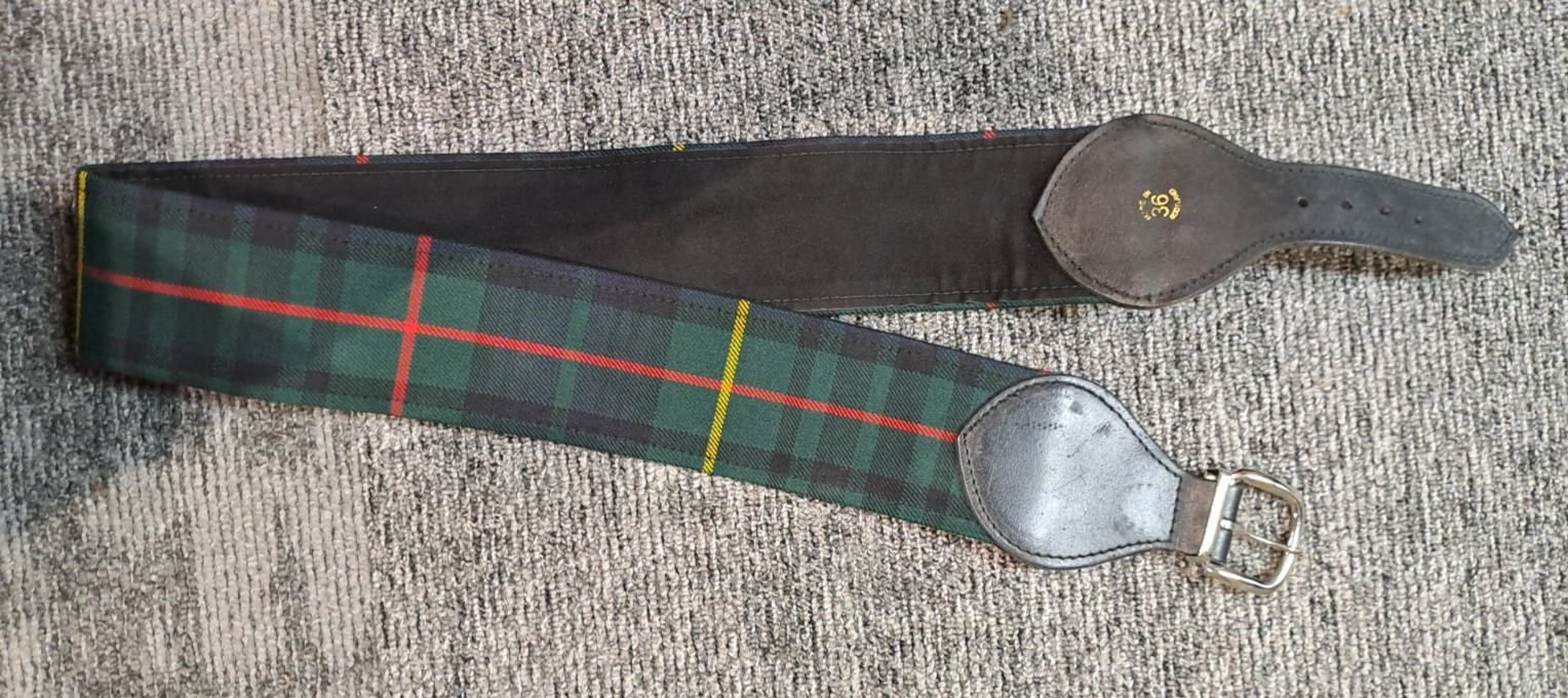 Genuine Edinburgh & Tayforth OTC Army Military Surplus Stable Belt - 36 Inch