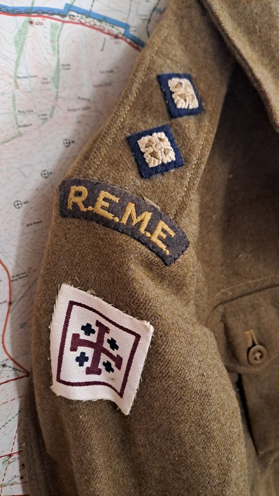 1949 Pattern Royal Electrical Mechanical Engineer Regiment REME Battledress
