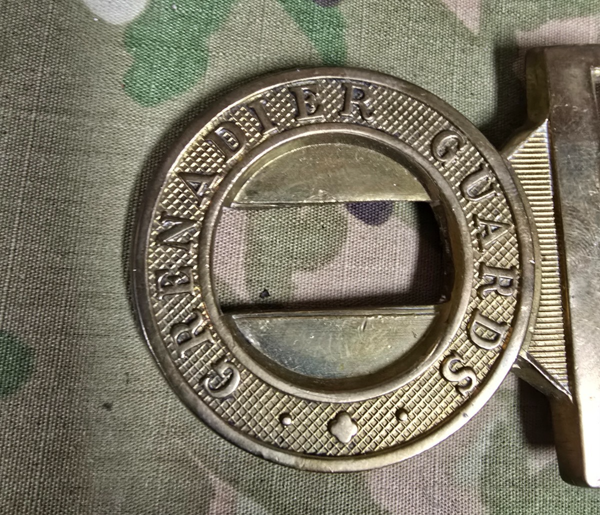 George V Grenadier Guards Waist Belt Clasp – British Army Brass Buckle Original