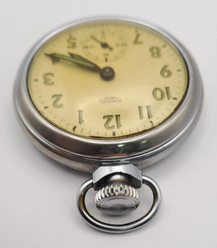 Vintage Smiths Empire Pocket Watch Working Mechanical Wristwatch