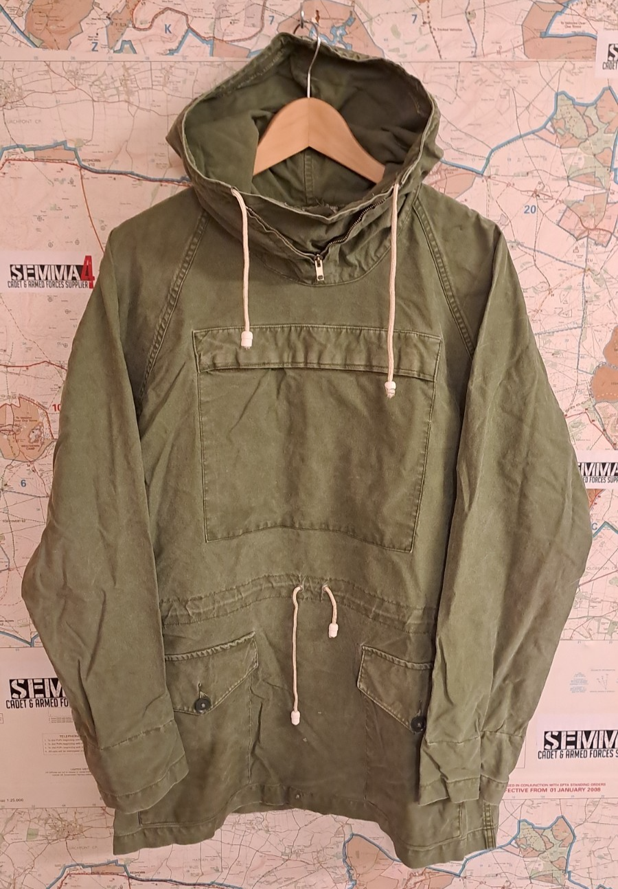 Genuine Vintage British Army Cadet Windproof Mountain Smock Military Oasis Mod