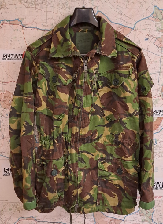 VINTAGE COLD WAR ERA BRITISH ARMY MILITARY DPM CAMO COMBAT SMOCK JACKET  180/104