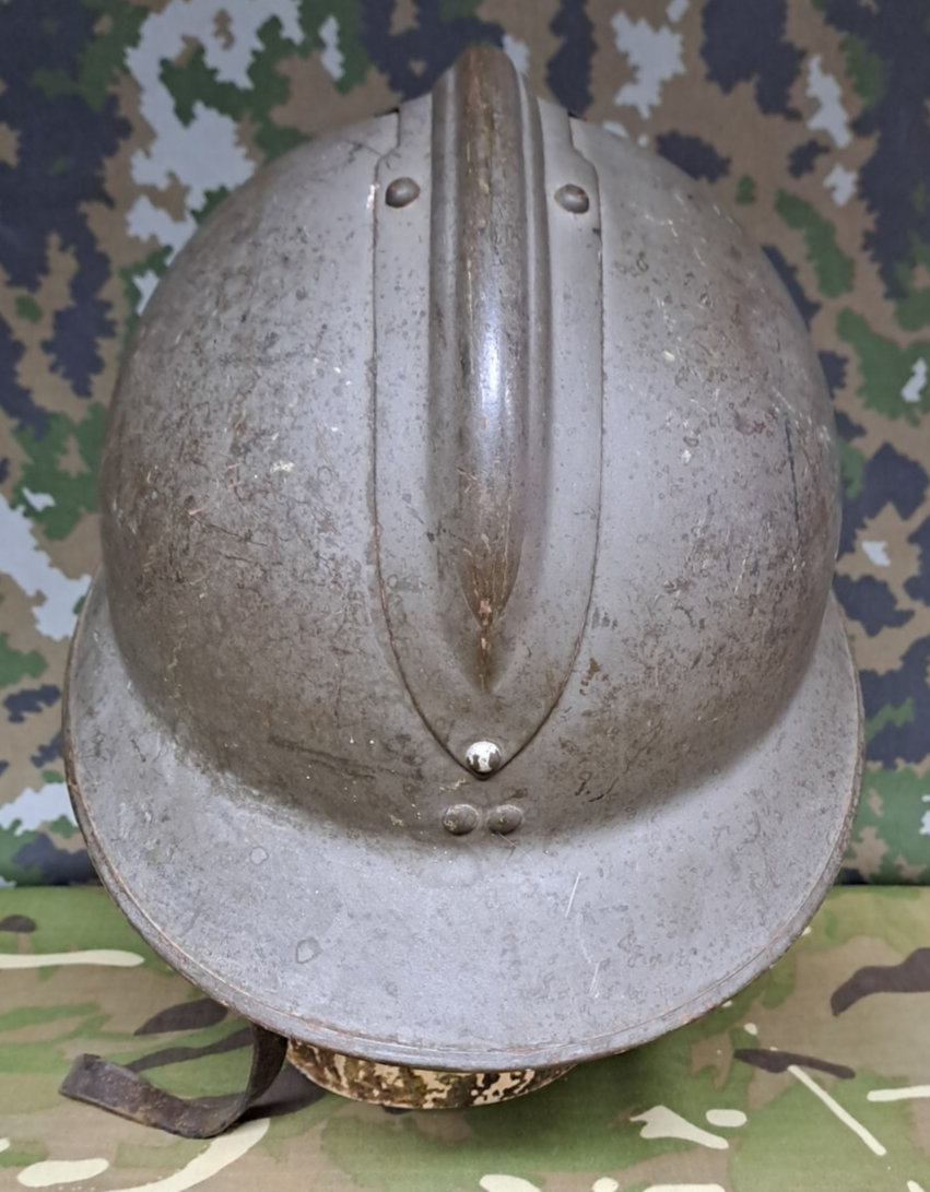 Original WW2 French Army M1926 Model Adrian Helmet - Complete with Liner