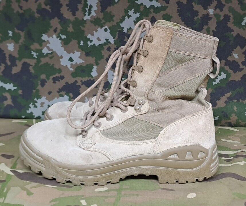 Desert Magnum Army Combat Sand Boots Genuine British Military Surplus - 6 L