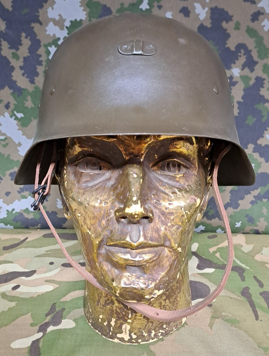 WW2 Spanish Army Military Civil War Modelo Z M1942 Steel Helmet & Liner