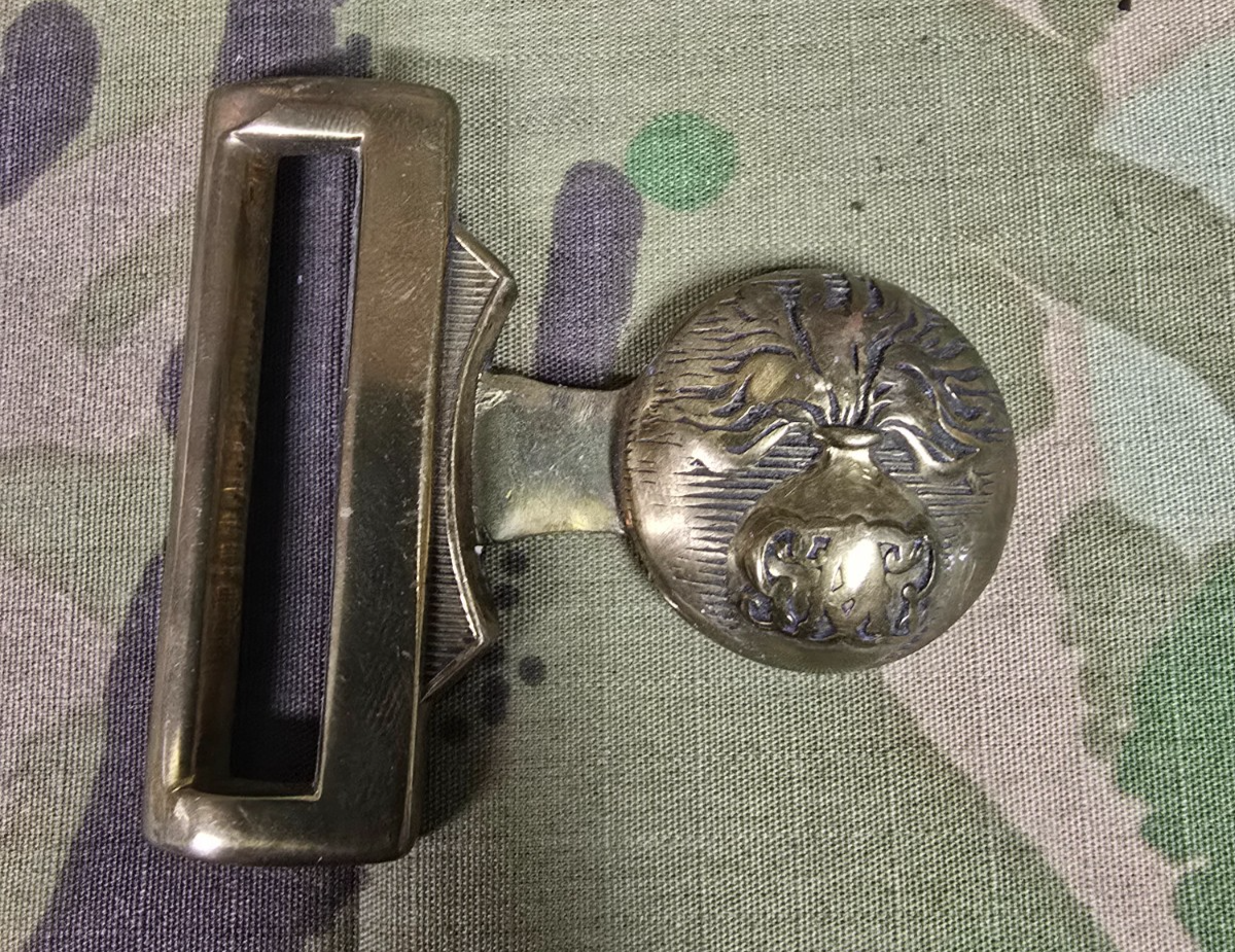 George V Grenadier Guards Waist Belt Clasp – British Army Brass Buckle Original