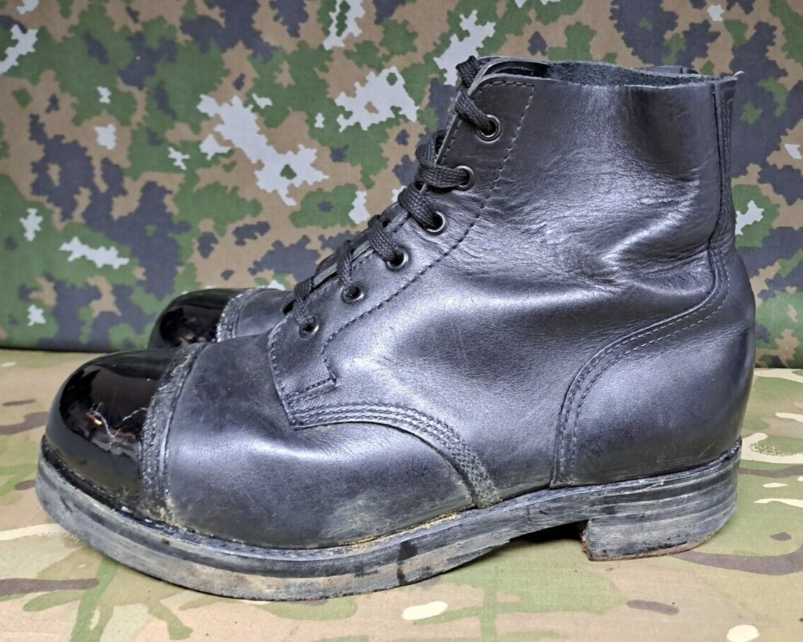 British Army Military Surplus Drill Parade Dress Combat Tapped Boots - 8 L