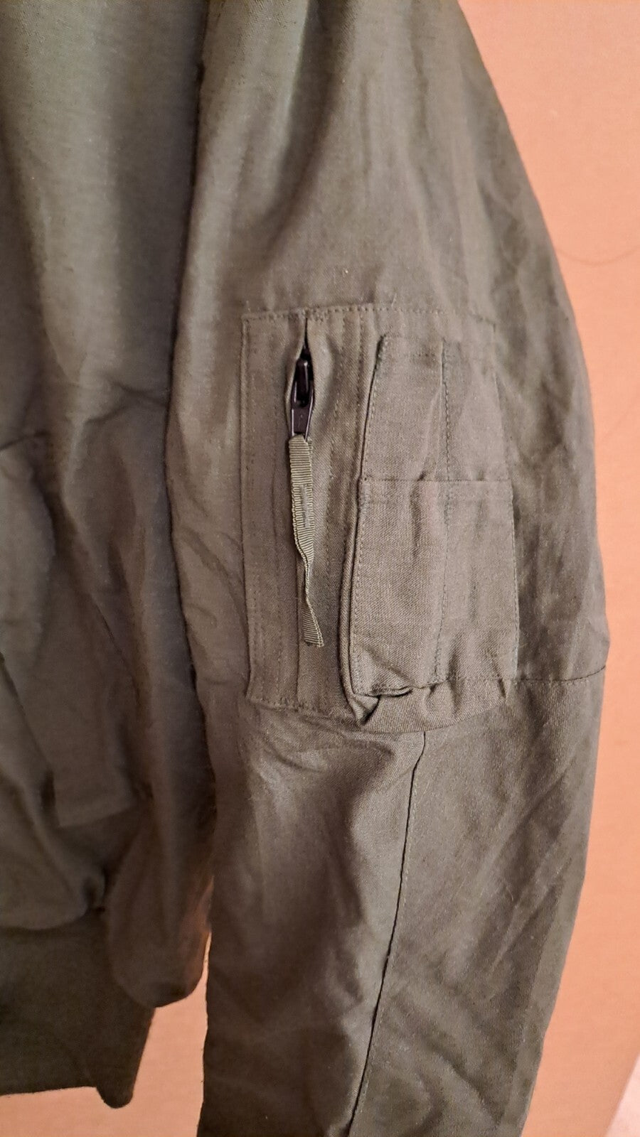 US Military Surplus Cold Weather Tanker Jacket  High Temperature Resistant - L